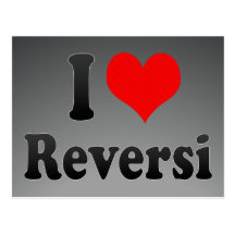 I love Reversi Postcards