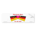 I Love Rheinland-Pfalz bumper stickers