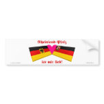 I Love Rheinland-Pfalz Bumper Stickers
