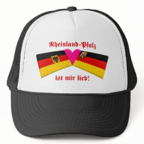 I Love Rheinland-Pfalz hats by Vexillophile I Love Rheinland-Pfalz hats