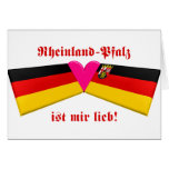 I Love Rheinland-Pfalz ist mir lieb Card