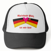 I Love Rheinland-Pfalz ist mir lieb hats by Vexillophile I Love Rheinland-Pfalz ist mir lieb hats