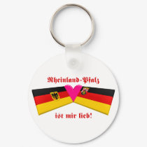 I Love Rheinland-Pfalz keychains