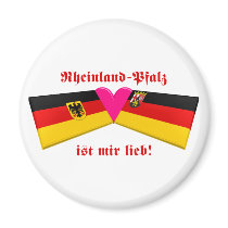 I Love Rheinland-Pfalz magnets by Vexillophile I Love Rheinland-Pfalz magnets