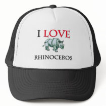 I Love Rhinoceros hats by tshirtshirts I Love Rhinoceros hats