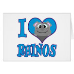 I Love rhinos Card