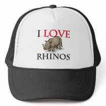 I Love Rhinos hats by tshirtshirts I Love Rhinos hats