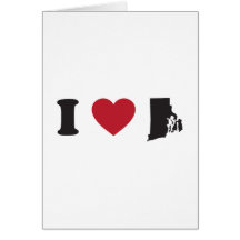 I Love Rhode Island Cards