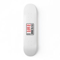 I Love Rhode Island Design Skate Board