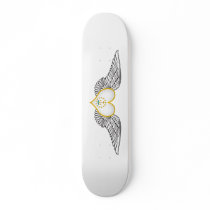I Love Rhode Island -wings Custom Skate Board