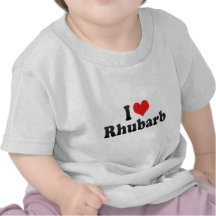 I Love Rhubarb Shirts