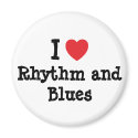 I love Rhythm and Blues heart custom personalized magnets by funnycustomtshirts I love Rhythm and Blues heart custom personalized magnets