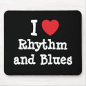 I love Rhythm and Blues heart custom personalized mousepads by funnycustomtshirts I love Rhythm and Blues heart custom personalized mousepads