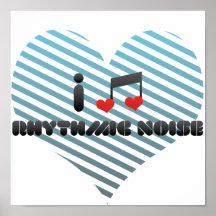 I Love Rhythmic Noise Poster