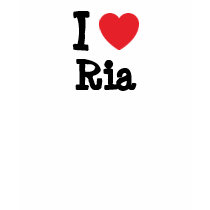 I love Ria heart T-Shirt by funnycustomtshirts I love Ria heart T-Shirt