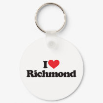I Love Richmond keychains