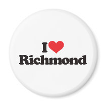 I Love Richmond magnets by visualnewbie I Love Richmond magnets