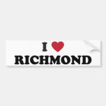 I love Richmond Virginia Bumper Stickers