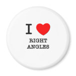 I Love Right Angles magnets