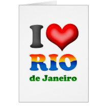 I Love Rio de Janeiro, Brazil The Wonderful City cards