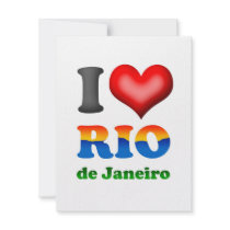 I Love Rio de Janeiro, Brazil The Wonderful City invitations by minarts I Love Rio de Janeiro, Brazil The Wonderful City invitations