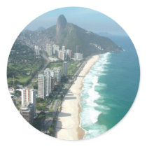 I Love Rio de Janeiro Round Stickers