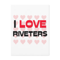 I LOVE RIVETERS postcards