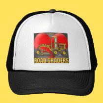 I Love Road Graders Hat hats