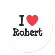 I love Robert heart T-Shirt stickers