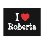 I love Roberta heart T-Shirt Post Card