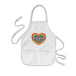 I love Roberta. I love you Roberta. Heart aprons