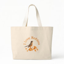 I Love Robins bags
