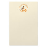 I Love Robins Personalized Stationery