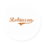 I Love Robinson Texas Stickers