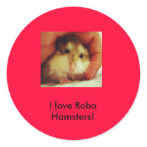 I love Robo Hamsters!sticker