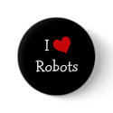 I Love Robots button