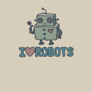 I Love Robots Kids Tee Shirt shirt