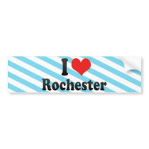 I Love Rochester Bumper Sticker