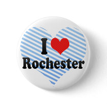 I Love Rochester Pin