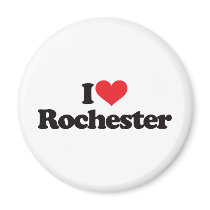 I Love Rochester magnets by visualnewbie I Love Rochester magnets