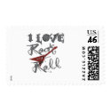 I love Rock and Roll postage