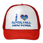 I love Rock Hill, New York Mesh Hat