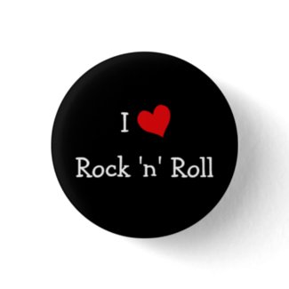 I Love Rock 'n' Roll button