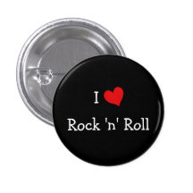 I Love Rock 'n' Roll Button