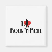 I Love Rock 'n Roll Fridge Magnet