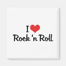 I Love Rock 'n Roll Fridge Magnets