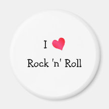I Love Rock 'n' Roll Fridge Magnets
