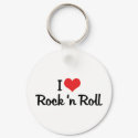 I Love Rock & Roll Keychain by MyLoveStore I Love Rock & Roll Keychain