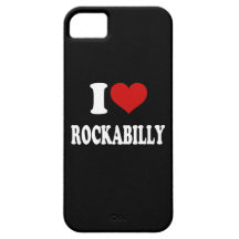 I Love Rockabilly iPhone 5 Case