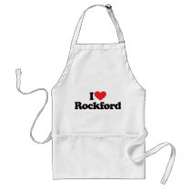 I Love Rockford aprons by visualnewbie I Love Rockford aprons